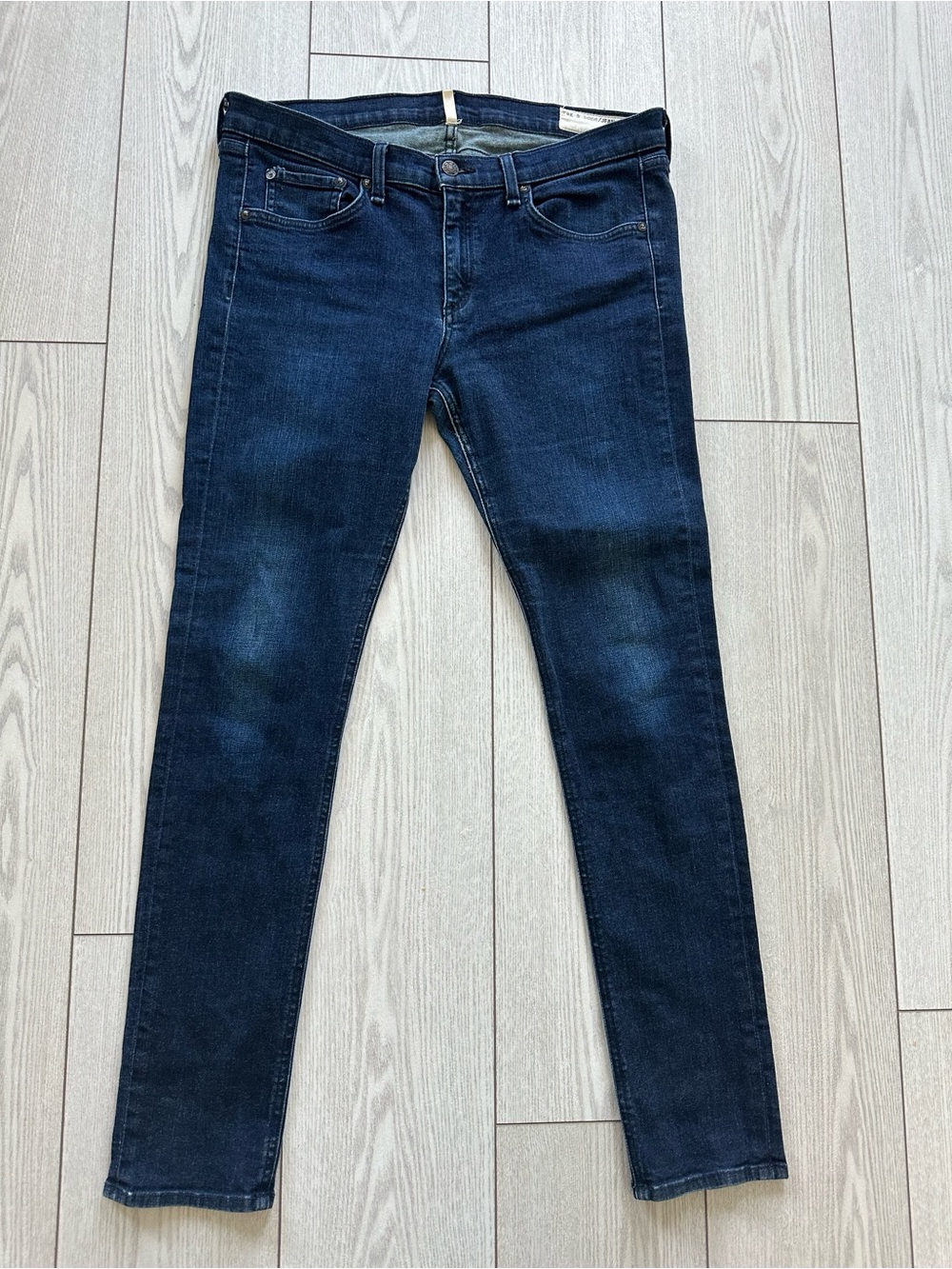 Rag & Bone Dark Blue Slim Fit Jeans
